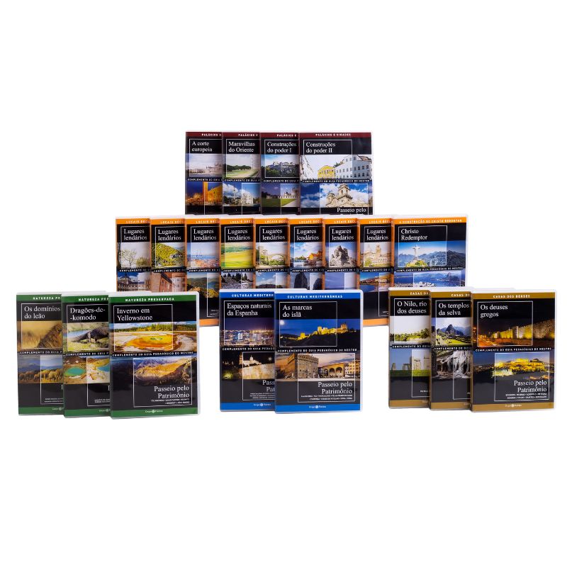 Patrimônio da humanidade - 21 DVDs
